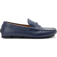 Versace Loafers Versace Medusa Biggie leather driving loafers men Calf Leather/Rubber/Calf Leather Blue