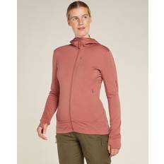 Ropa Icebreaker Sudadera con capucha Merino 260 Quantum Full Zip - Pink