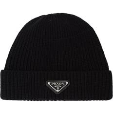 Cashmere - Men Beanies Prada Wool & Cashmere Beanie - Black