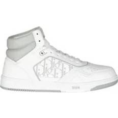 Dior Sneakers Dior High-Top Sneakers Med Ikonisk Logo - Hvid