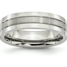 Men - Stainless Steel Rings Stainless steel 6mm wedding band ring