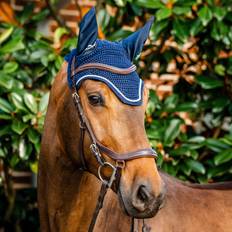 Coton Toilettage et soins Horseware Signature Ear Net Hunter Green Vollblut/Warmblut