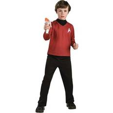 Star Trek Costumes Rubies Boy's Deluxe Red Star Trek Uniform Costume