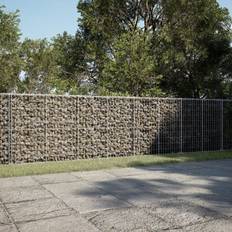 Cesti in gabbione vidaXL Gabion Basket With Cover 1100x50x100 cm Galvanised Iron