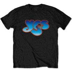 Unisex T-Shirt Classic Blue Logo - Black