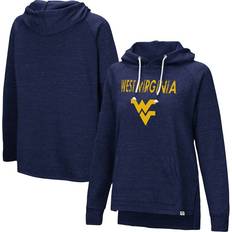 Colosseum Athletics West Virginia Mountaineers Nollie Slub Raglan Pullover Hoodie Navy Blue, NCAA Men's Fleece/Jackets