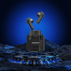 Monster Headphones Monster XKT23 Bluetooth 5.4 Wireless Noise Cancelling Stereo Music Earbuds