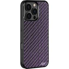 Allen Purple Lace Real Carbon Fiber Phone Case iPhone 15