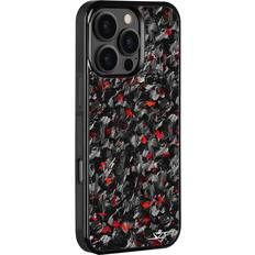 Allen iPhone Red Flake Real Forged Carbon Fiber Phone Case CLASSIC Series