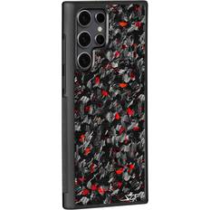 Allen Red Flake Real Forged Carbon Fiber Case S24 Ultra