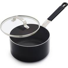 Sauce Pans GreenPan Bobby Flay Black with lid 0.62 gal