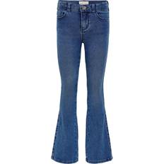 Kids Only ONLY Kids' Konroyal Skinny Flare Jeans, Med Blue Denim