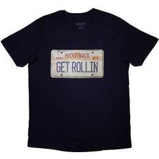 Silver T-shirts Nickelback unisex t-shirt: license plate (medium)