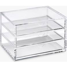 Transparent Desktop Organizers Osco Acrylic Desk Drawers 3 Drawer Stationery Chest