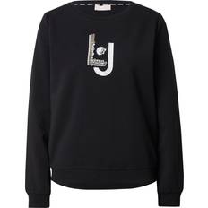 Transparent Sweatere Liu Jo Sweatshirt sort sølv transparent hvid