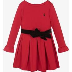 Rot Kleider Polo Ralph Lauren Ralph Lauren Girls Red Jersey Dress