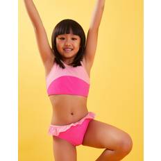 Bikinis Children's Clothing Colourblock Bikini Set Pink, 9-10 yrs, Girl's Accessorize