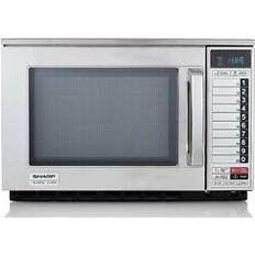 Grey Microwave Ovens Sharp Solo-Mikrowelle 20L 2100W Grau Grau