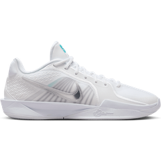 NIKE White Basketball Shoes NIKE Sabrina 2 White Noise W - White/Summit White/Glacier Blue/Metallic Silver