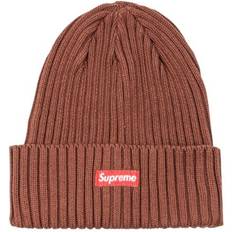 Supreme Accessoires Supreme Geribbelde Muts - Unisex/Bruin