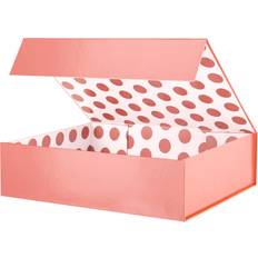 Rose Gold Wrapping Paper & Gift Wrapping Supplies Green Bean Green Bean Gift Box 13x9.7x3.4 Inches