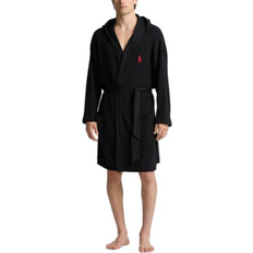 Sleepwear Polo Ralph Lauren Men's Thermal Hooded Robe - Black