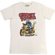 Natural - Unisex T-shirts Marvel Marvel comics unisex t-shirt: ghost rider bike (small)
