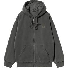 Carhartt WIP Unisex Jackets Carhartt WIP Hooded Vista Garment Dyed Graphite Jacke Grau Shell: 100% Baumwolle, Lining: 65% Polyester, 35% Baumwolle,Segeltuch