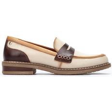 Pikolinos Women Low Shoes Pikolinos Loafers leather ALDAYA W8J BEIGE