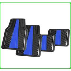 Simply Blue & Black Rubber/PVC Mat Set MR2020