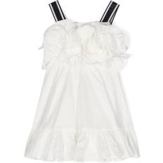 Twinset TWINSET Kids ruffle-detail poplin dress kids Cotton/Elastane/Cotton/Polyester White