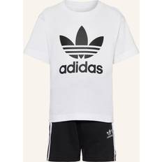 104 Øvrige sæt adidas Adicolor Shorts Tee Kids sæt Black White 128