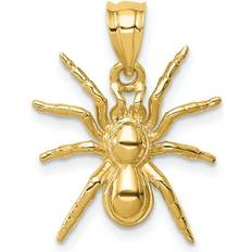 Gold Charms & Pendants Bagatela 14K Yellow Gold Polished Spider Pendant