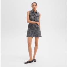 Theory Mini Tweed Dress Black Multi