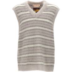 Stripes Vests Marni Marni-Fuzzy Wuzzy Gilet Grigio-Uomo Gray 48IT