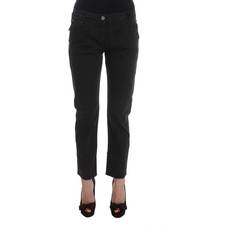 Dame - One Size Jeans Costume National Elegant Svart Denim Jeans Black