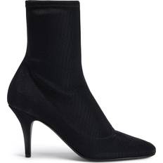Giuseppe Zanotti Women Boots Giuseppe Zanotti Felicienne 105mm ankle boots women Fabric/Leather/Fabric Black