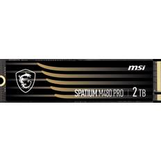 MSI Spatium M480 Pro PcIe 40 NVMe M2 2TB