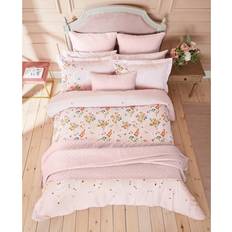 Ted Baker Peppermint Cotton Set - Light - Double Duvet Cover Pink, Green