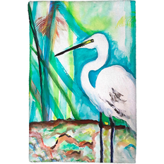 Polyester Kitchen Towels Egret In Marsh 16 x 25 in - Multi Kitchen Towel Multicolor (63.5x)