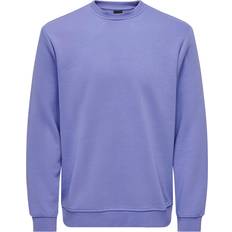 Sweatshirt - Violett Pullover Only & Sons Onsconnor Sweatshirt