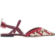 Multicolor Bailarinas Fendi Ballet Flats Woman - Red