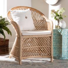 Rattan Armchairs Casilda Bohemian Natural Braided Rattan Arm Chair Armchair