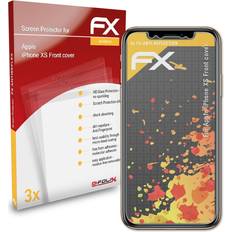Apple iPhone XS Max Screen Protectors atFoliX 3x screen protection film for apple iphone xs front cover matt&shockproof