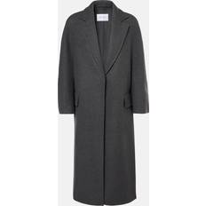 Max Mara Women Coats Max Mara Asburgo1234 wool and cashmere coat grey (US 10)