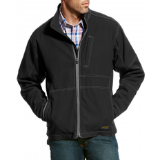 Canvas - Outdoor Jackets Ariat Mens 10020777 Rebar Canvas Softshell Jacket Black Regular