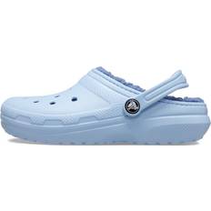 Crocs First Steps Children's Shoes Crocs Blue Calcite Toddler Classic Lined Clog Shoes