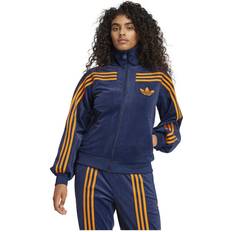 Damen - Samt Hosen Adidas Originals Velour Tracksuit Jacket Blau Frau