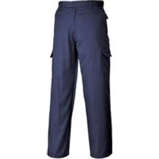 Work Pants Mens Combat Trouser Navy Regular Fi