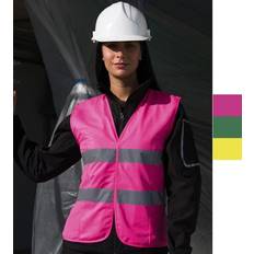 Rosa Schutzausrüstung Result Damen Sicherheitsweste pink grün gelb Hi-Viz Safety Tabard R334F NEU